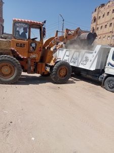 عامر عوض يتابع حملات النظافة
