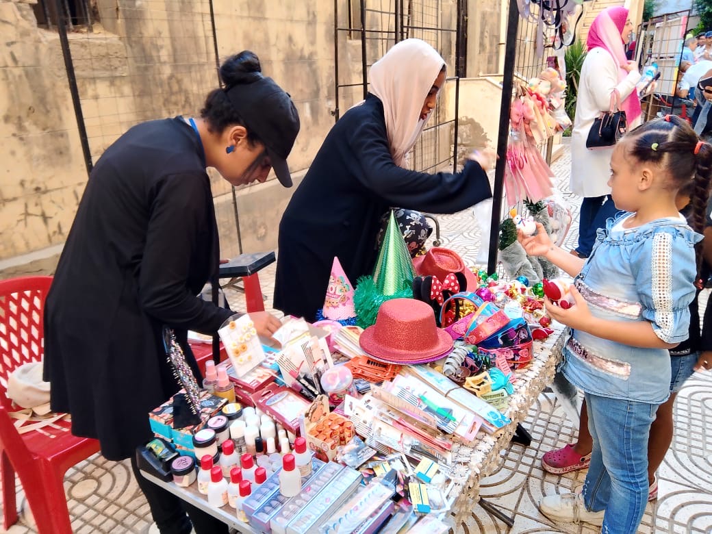 معرض باب رزق بالكاتدرائية المرقسية بالإسكندرية