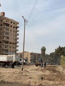 محافظ القليوبية يتابع أعمال انشاء 3 كباري مشاه بمحور الفريق العصار