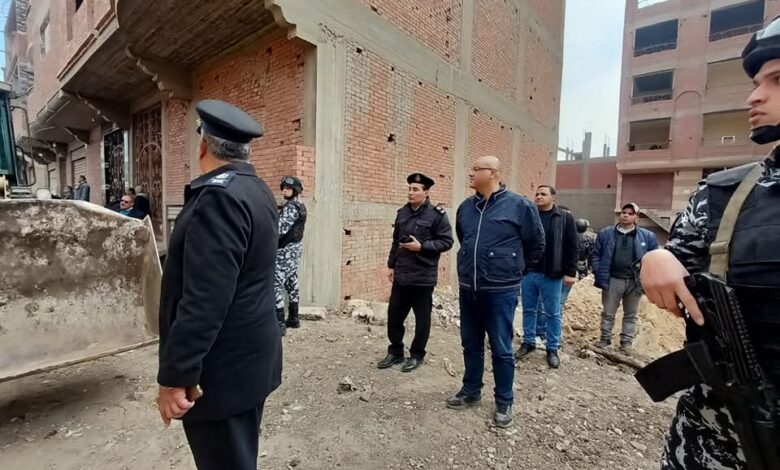 محافظ القليوبية يشهد حملة إزالة مكبرة بقرية سرياقوس بمركز ومدينة الخانكة