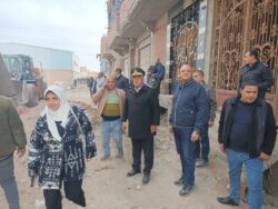 محافظ القليوبية يشهد حملة إزالة مكبرة بقرية سرياقوس بمركز ومدينة الخانكة