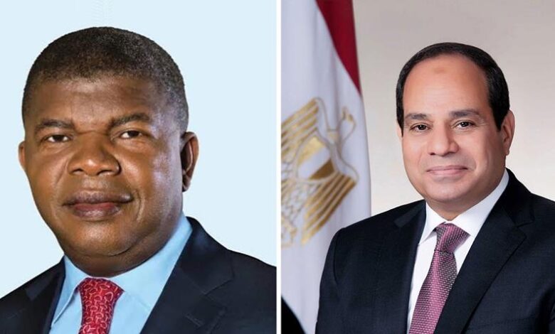 الرئيس عبد الفتاح السيسي يستقبل الرئيس الأنجولي الرئيس الحالي للاتحاد الأفريق
