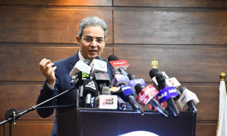  وزير الشباب والرياضة يشهد توقيع بروتوكول تعاون مع نقابة  الإعلاميين