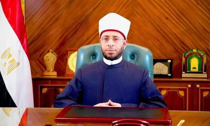 رسالة شكر من وزير الأوقاف