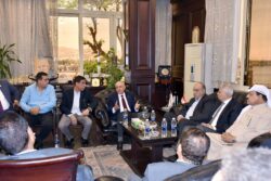 محافظ الأقصر يستقبل وفد الأمانة العامة والفرعية لحزب الجبهة الوطنية