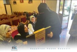 مجلس تنفيذى الشباب المصري بالمحلة الكبرى يقدم التهنئة للاخوة الأقباط 