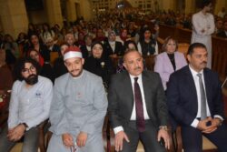 محافظ الغربية يشارك الأقباط احتفالات عيد القيامة المجيد بكنيسة مارجرجس