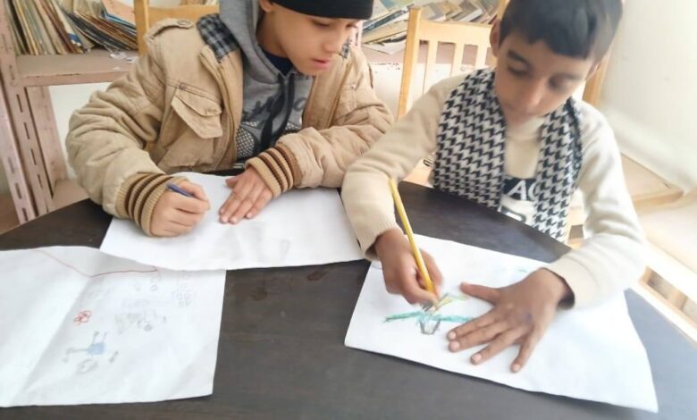 ورشة فنية للأطفال إحتفالا بعيد الفطر المبارك