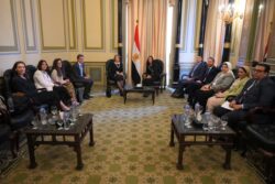 وزيرة التضامن تلتقي المديرة الإقليمية للتنمية البشرية بمنطقة الشرق الأوسط
