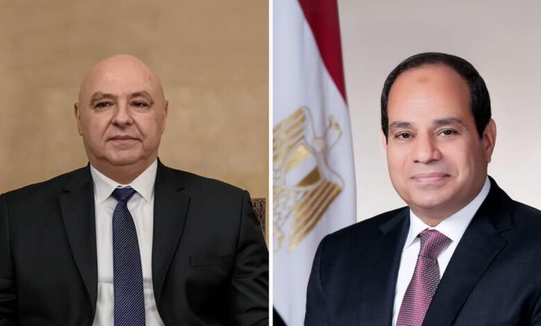 الرئيس عبد الفتاح السيسي يستقبل اليوم الرئيس اللبناني جوزاف عون