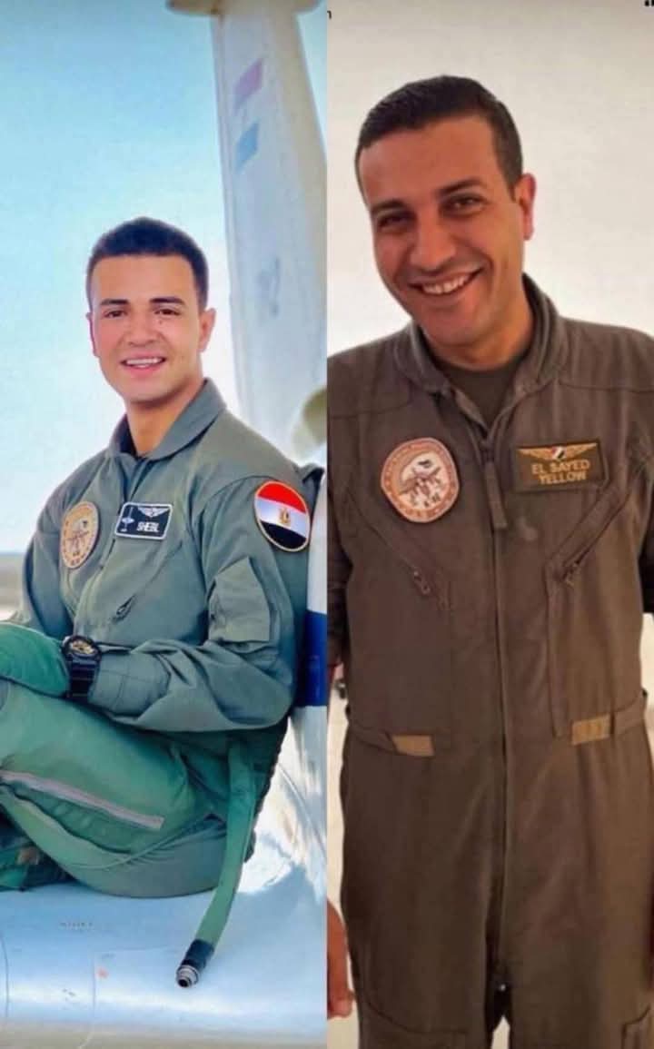 استشهاد طيارين إثر سقوط طائرة تدريب عسكرية أمام شاطئ رأس البر بدمياط