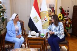 وزيرة التنمية المحلية تستقبل النائبة نشوي الديب لمتابعة عدد من الملفات 