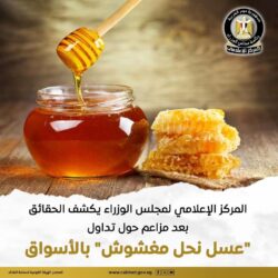 المركز الإعلامي لمجلس الوزراء يكشف الحقائق بعد مزاعم حول تداول عسل نحل مغشوش