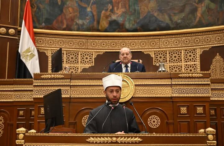 وزير الأوقاف في مجلس الشيوخ