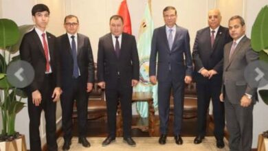 وزير الزراعة، وزيارة رسمية لوفد من مجلس الوزراء بجمهورية أوزبكستان