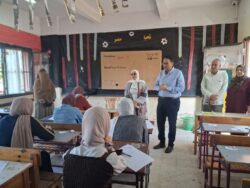 وكيل وزارة التربية والتعليم بالغربية يتابع مدارس شرق طنطا 