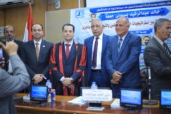 جامعة كفر الشيخ تمنح الباحث خالد عبد الرشيد درجة الدكتوارة بامتياز 
