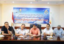 عبد البديع يعقد اجتماع مع أصحاب المولات والمحلات التجارية