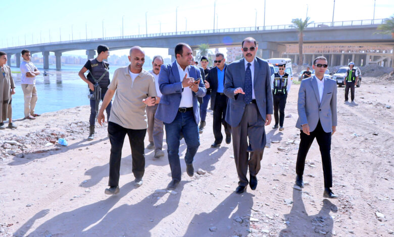 محافظ سوهاج يتفقد المرحلة الثانية من كورنيش أخميم بطول 3 كيلومتر