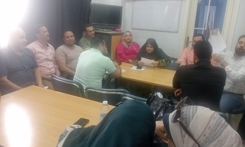 مدير الادارة الصحية بزفتى يعقد اجتماع موسع لمديرين الوحدات