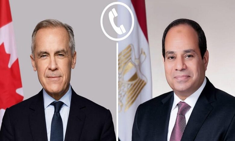 السيسي يهنئ رئيس الوزراء الكندي الجديد ويؤكد حرص مصر على تعزيز التعاون الثنائي