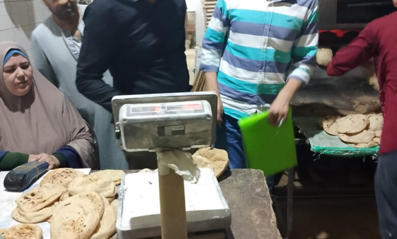 حملات  تموينية موسعة على الأسواق والمخابز بالمنيا