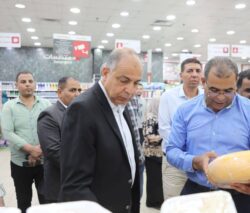 محافظ المنيا يطمئن على توافر المخزون الاستراتيجي للسلع الأساسية
