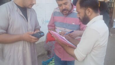 رئاسة مركز مطاى تتابع  جهود  ادارة التموين فى استمرار حملات التموين بالمركز والقرى 
