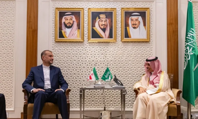 وزير الخارجية ونظيره السعودي يناقشان تداعيات التصعيد بين إسرا/ئ/يل وإيران على المنطقة