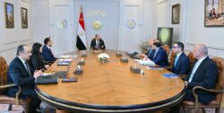 الرئيس السيسي إجتمع اليوم مع الوزراء للإطلاع علي إستراتجية العمل التي تتبناها قطاع وزارة الاعمال
