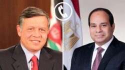 الرئيس السيسي تلقي إتصالًا هاتفياً من عاهل المملكة الأردنية الهاشمية