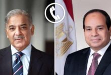 تلقى الرئيس عبد الفتاح السيسي، اليوم ، اتصالاً هاتفياً من رئيس الوزراء الباكستاني