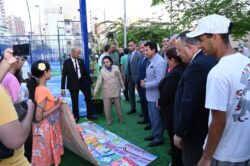 وزير الشباب ومحافظ الإسكندرية يشهدان المؤتمر الصحفي للبطولة الدولية للبادل