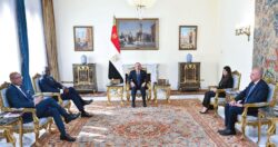 استقبل الرئيس عبد الفتاح السيسي مختار ديوب الرئيس التنفيذي لمؤسسة التمويل الدولية