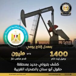 أعلنت وزارة البترول المصرية، عن كشف بترولي في الصحراء الغربية.