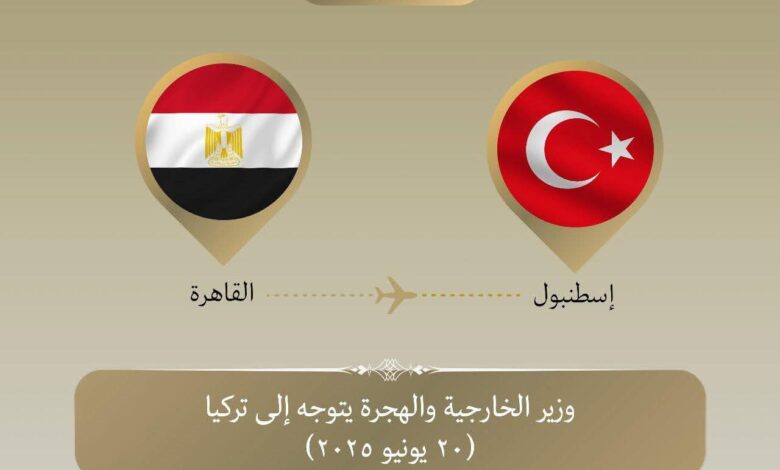وزير الخارجية يتوجه إلى اسطنبول