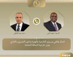 وزير الخارجية والهجرة يتلقى اتصالًا هاتفيًا من وزير خارجية المملكة المتحدة