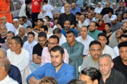 صلاة عيد الأضحى في أجواء إيمانية وروحانية بساحة خليل حمادة