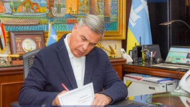 الفريق احمد خالد يعتمد نتيجه الاعدادية بالإسكندرية