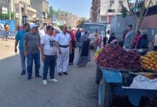 حمله لرفع الإشغالات بمدينه بنها