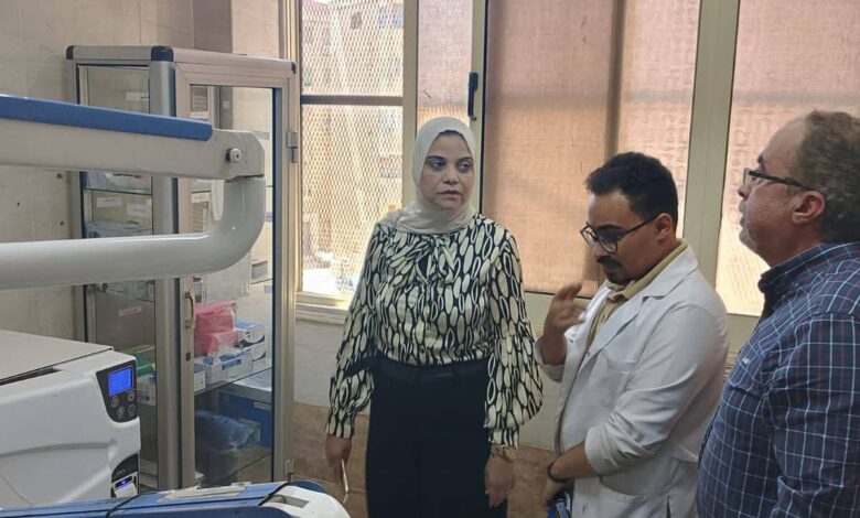 تأمين صحى القليوبية.. زيارة ميدانية لعيادة الخانكة