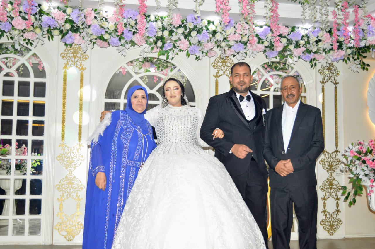 برقية تهنئه لعائلات أبو دياب بمناسبة حفل الزفاف السعيد