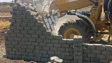 سوهاج تواصل حملات التصدي للتعديات على الأراضي الزراعية وأملاك الدولة