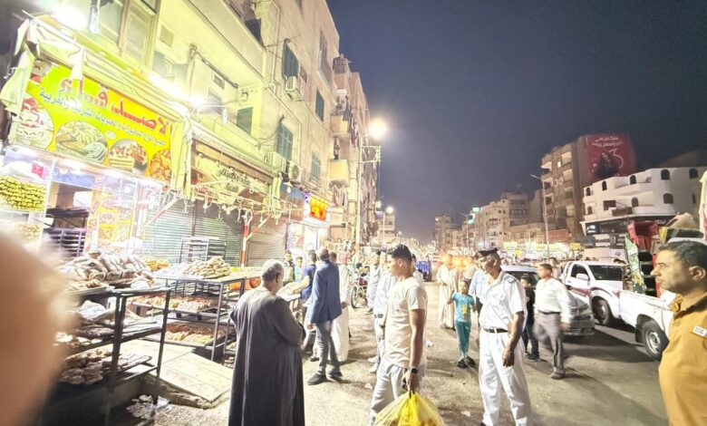 '' علاء شعراوي '' إستمرار حملات المرافق ورفع الأشغالات من الطريق العام بشارع الجرجاوية