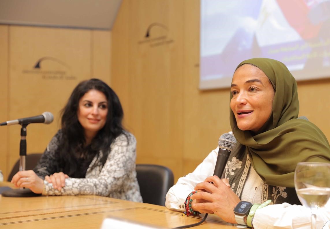العدَّاءة ومتسلقة الجبال منال رستم تحاضر في مكتبة الإسكندرية