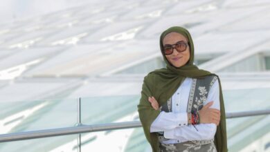 العدَّاءة ومتسلقة الجبال منال رستم تحاضر في مكتبة الإسكندرية