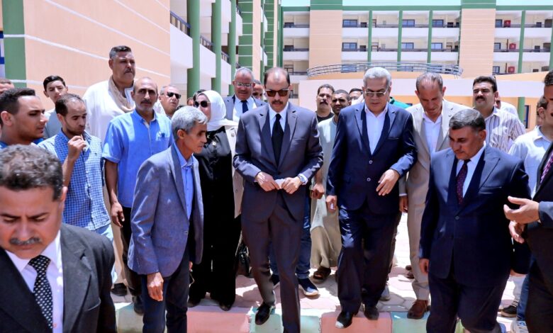 محافظ سوهاج يتفقد المدرسة المصرية اليابانية