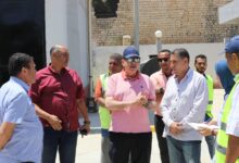 جولة تفقدية لرئيس شركة الصرف الصحي لمحطات الشركة