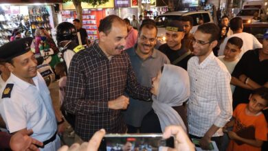 محافظ سوهاج يتفقد الحدائق العامة والمتنزهات