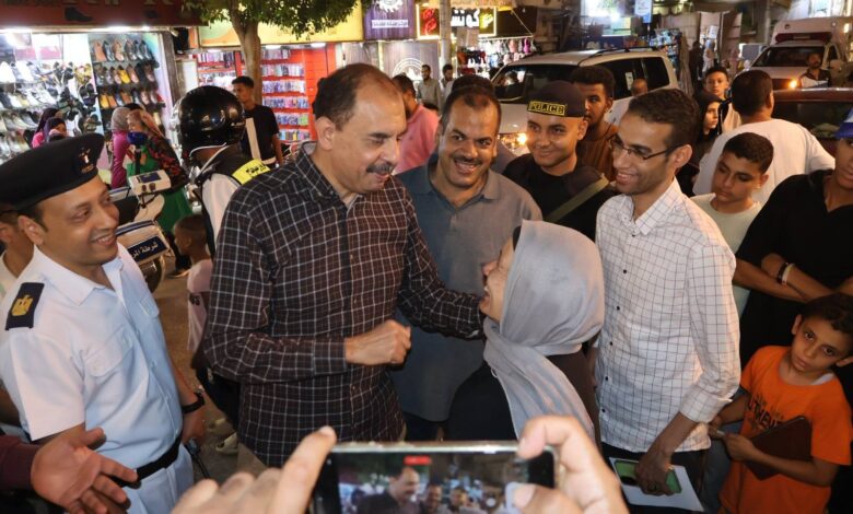 محافظ سوهاج يتفقد الحدائق العامة والمتنزهات